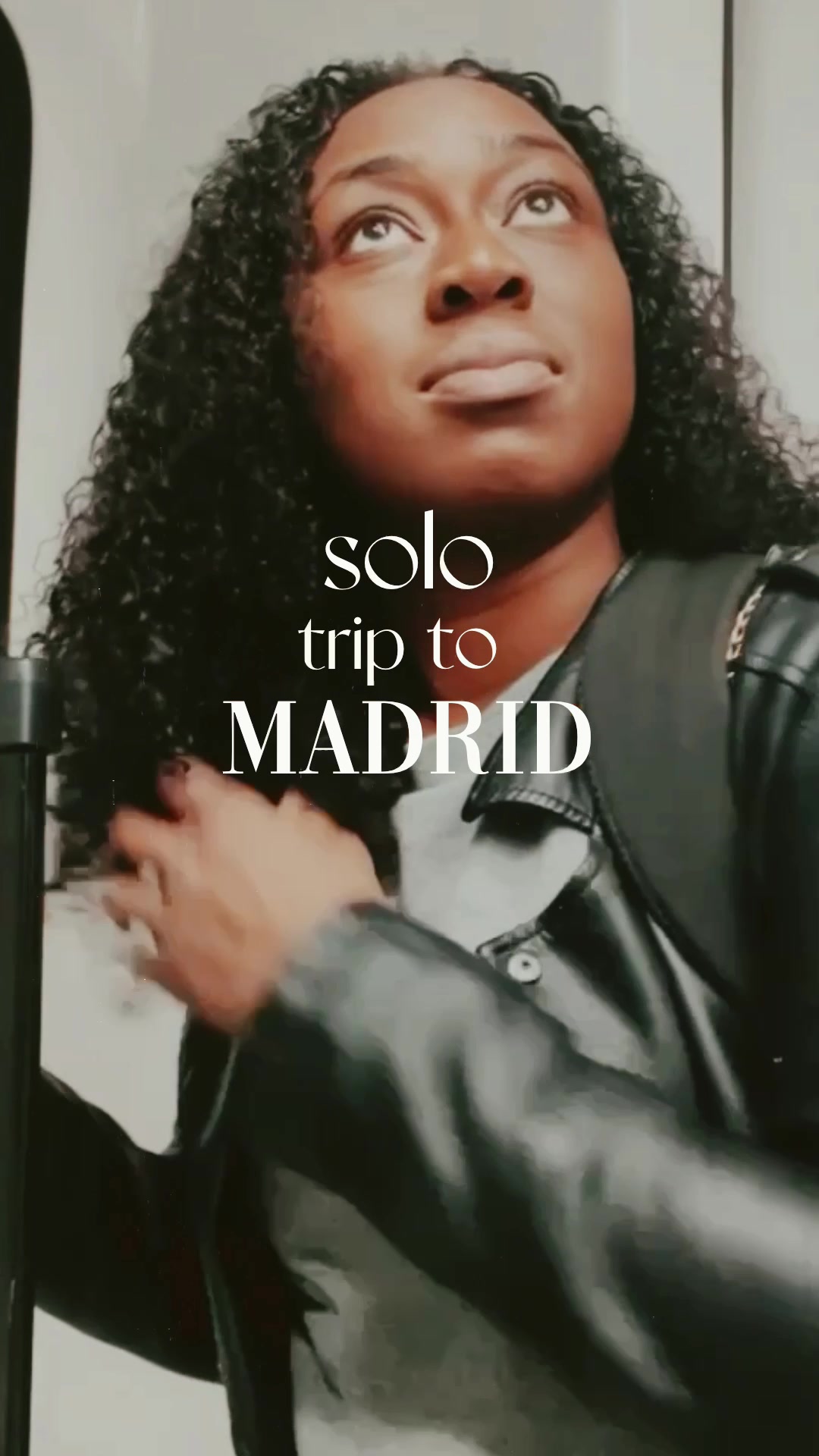 Solo travel days in Madrid before a shoot in New York, filmed for TikTok.