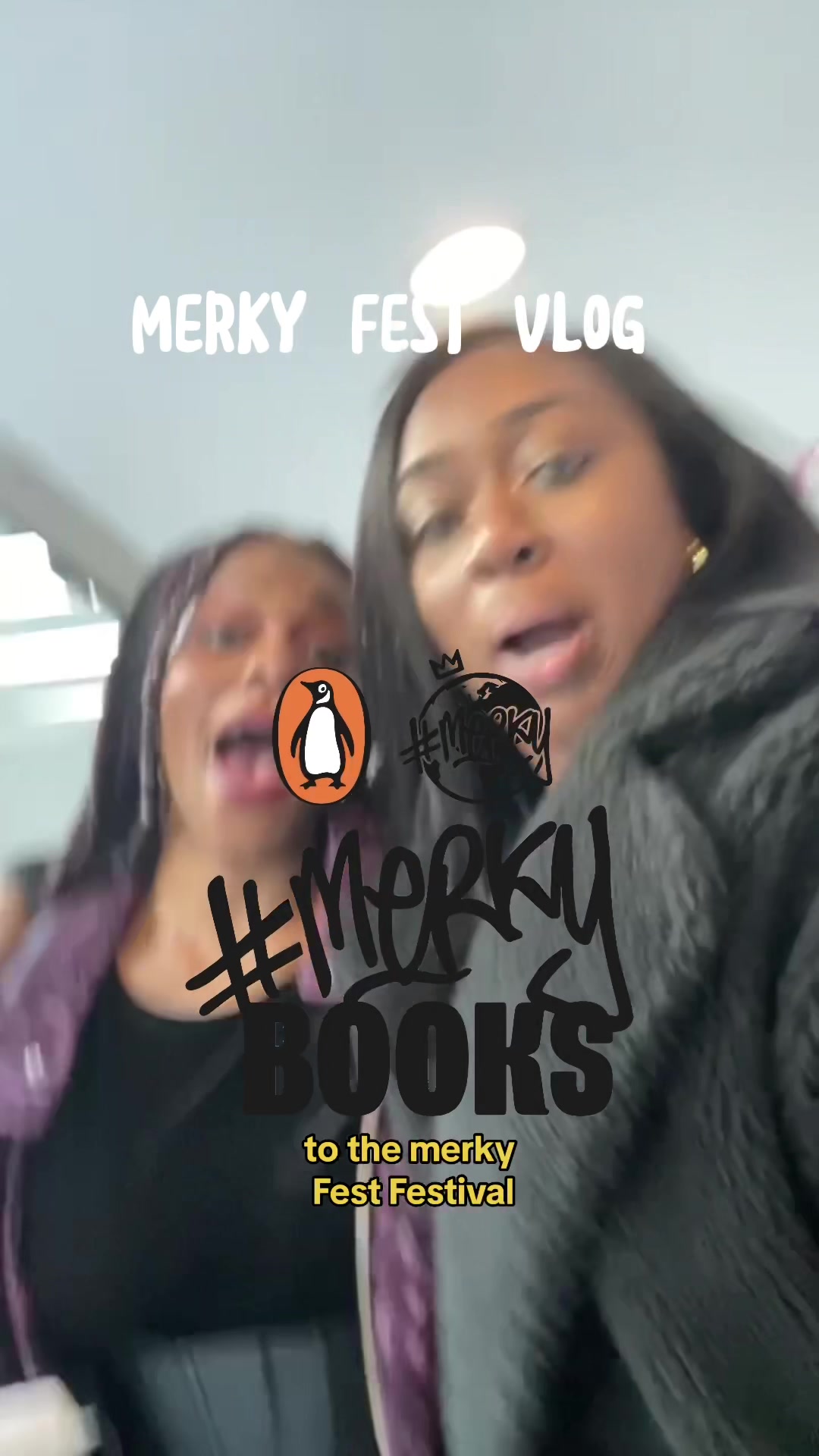 Marcelle Adrianna speaking on a Netflix panel at Merky Fest, filmed for TikTok.