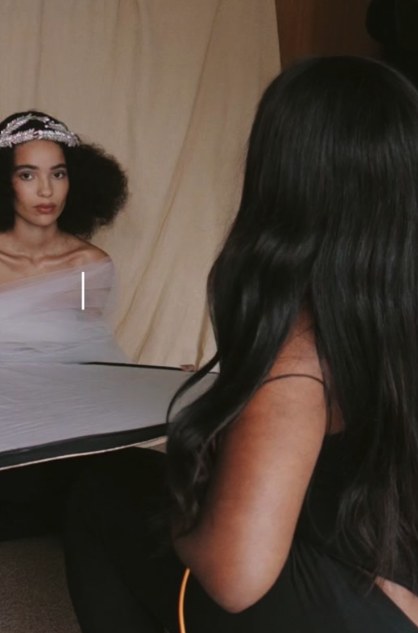L'Officiel editorial shoot behind the scenes.